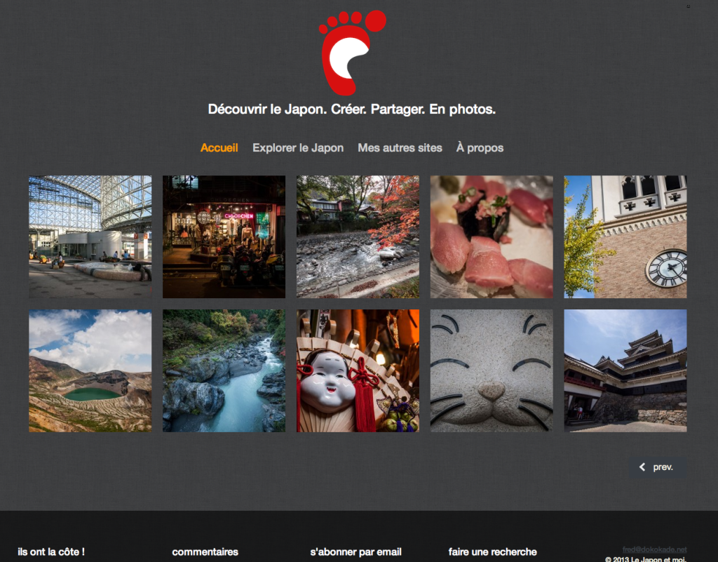 Le premier design WordPress de Le Japon & moi