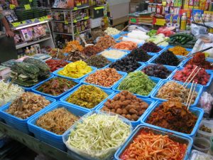 Étalages du marché de KokusaiDori