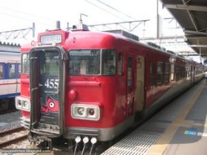 Le train reliant Kitakata à Aizuwakamatsu