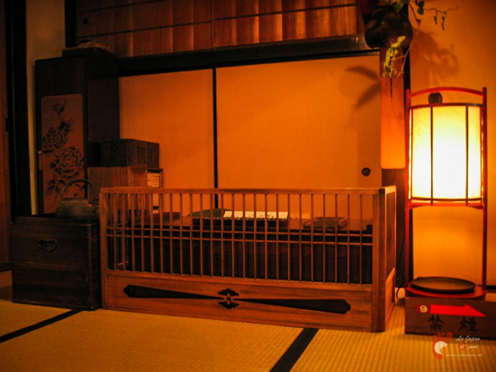 Intérieur de la maison de thé Shima