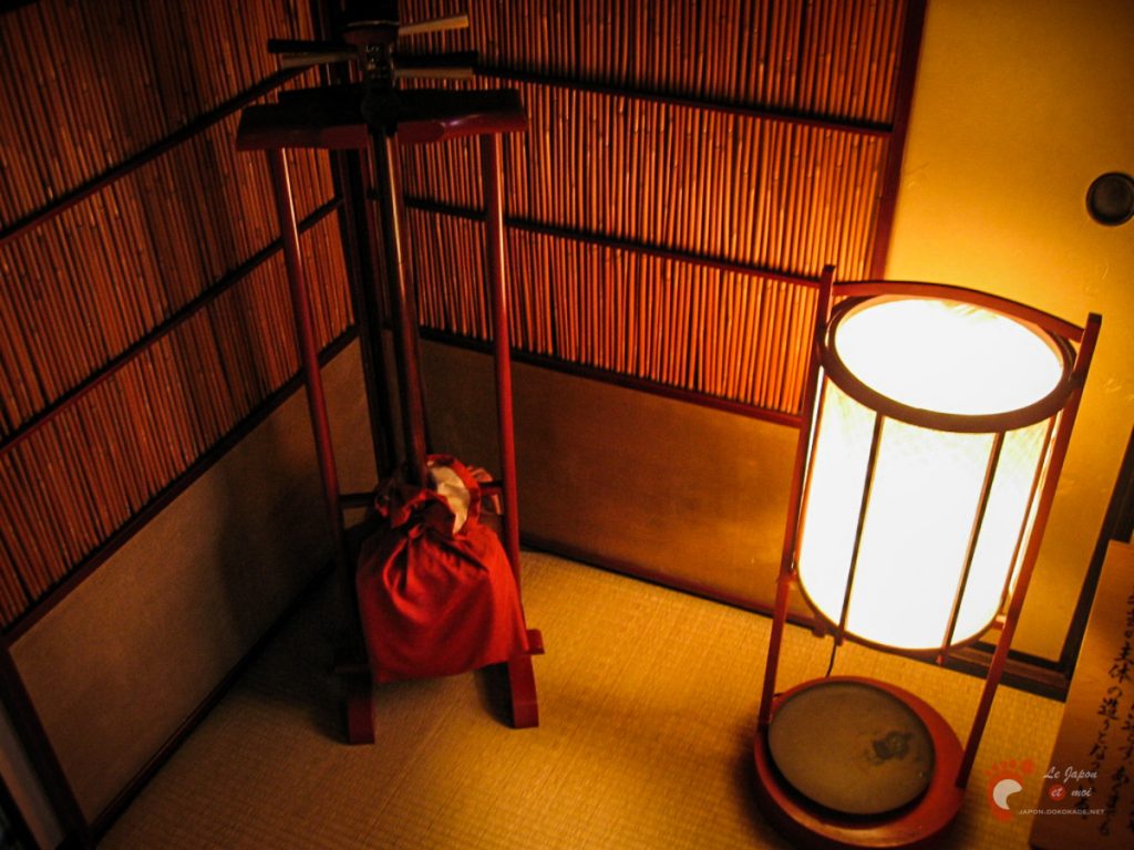 Intérieur de la maison de thé Shima