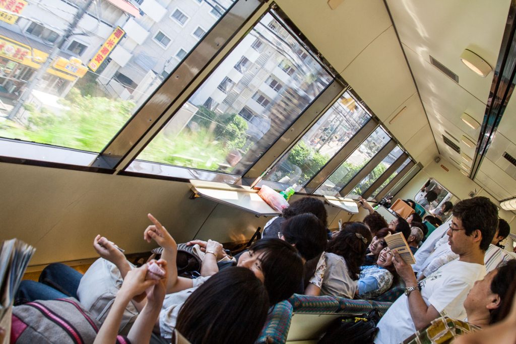 Le train pour aller à Usami