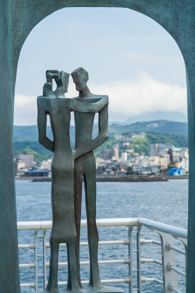 Sur le jetée du Itô Marine Town