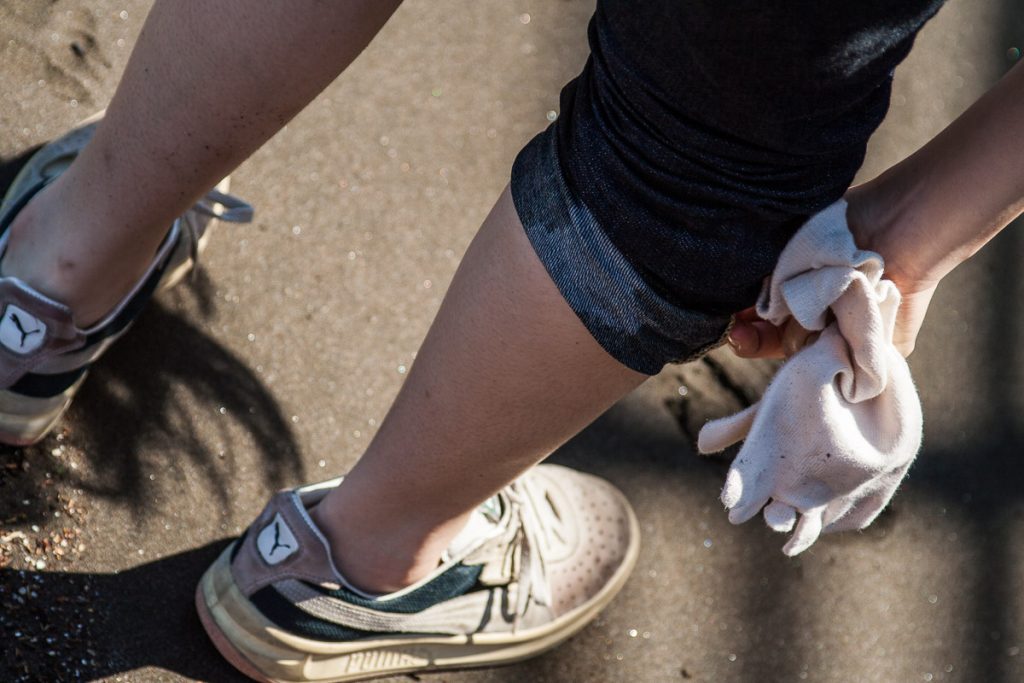 Hop ! On remet les chaussures.