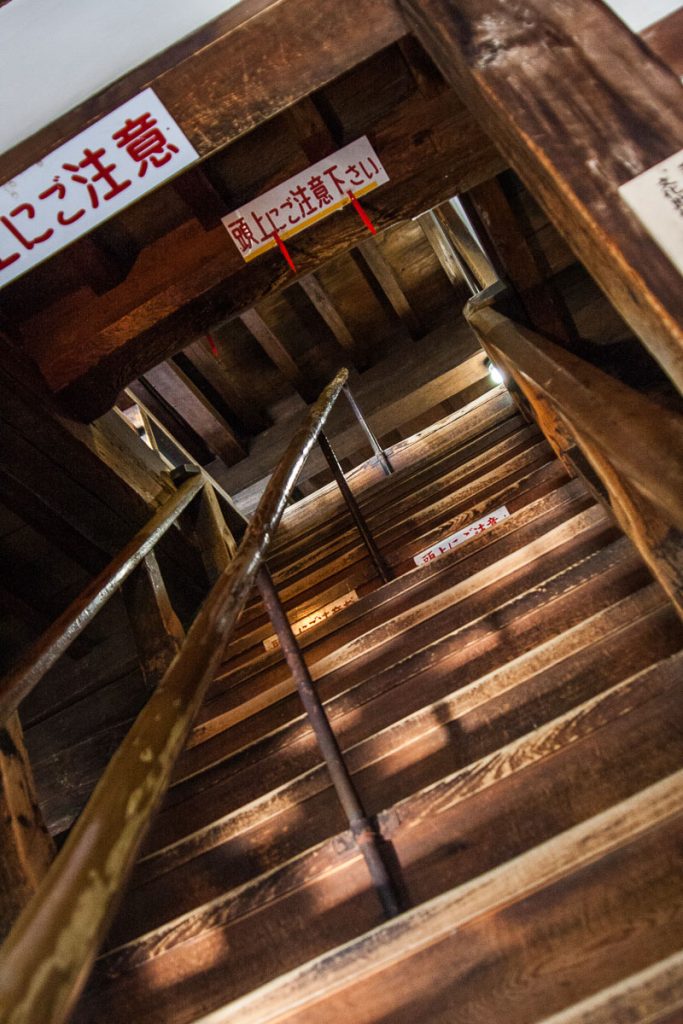 L'intérieur du château d'Inuyama