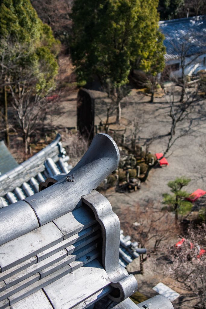 La vue depuis le château d'Inuyama