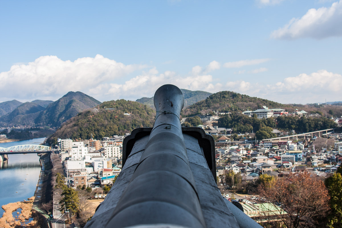 La vue depuis le château d'Inuyama