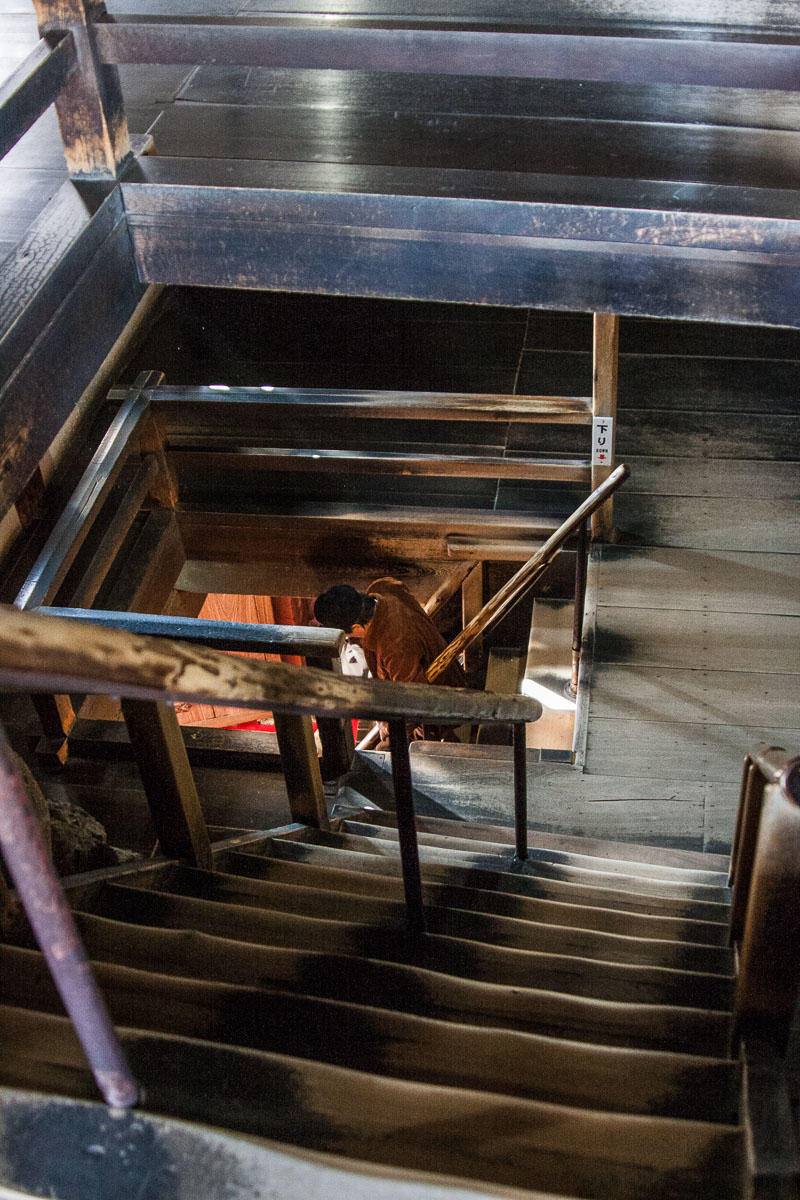 L'intérieur du château d'Inuyama