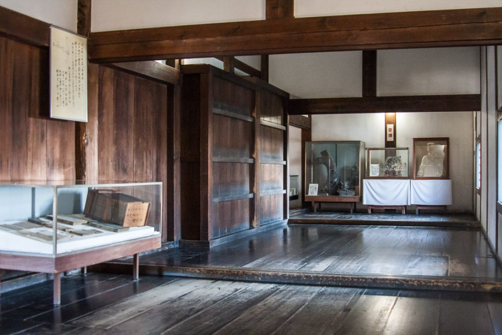 L'intérieur du château d'Inuyama