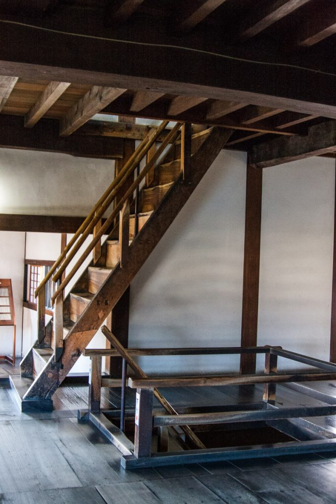 L'intérieur du château d'Inuyama