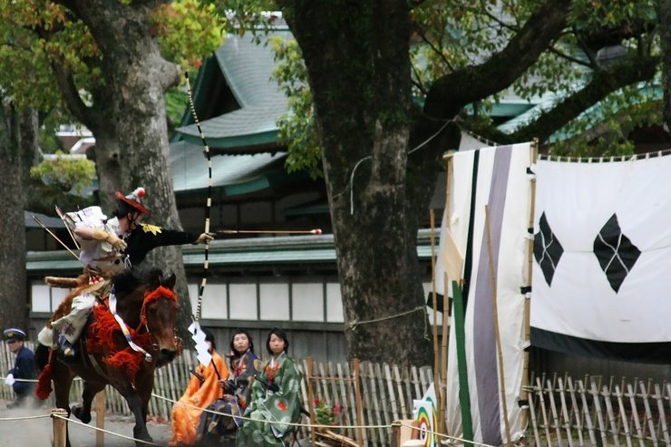 Yabusame à Kamakura 鶴岡八幡宮流鏑馬