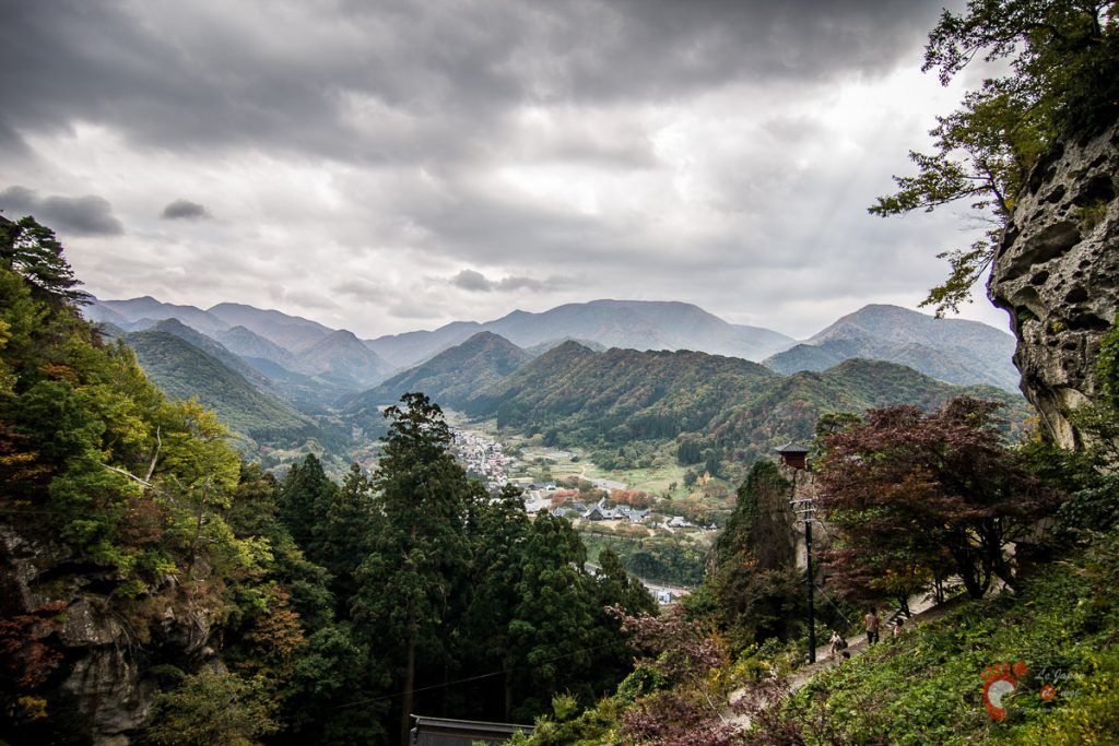 Vue de la vallée de Yamadera