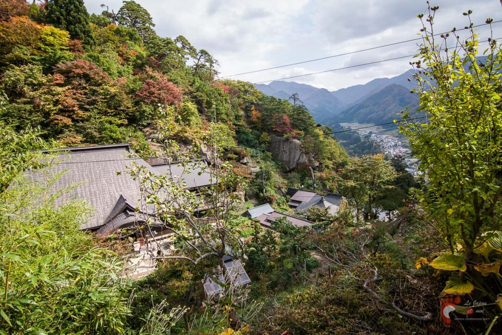 Yamadera à la faveur de l'automne