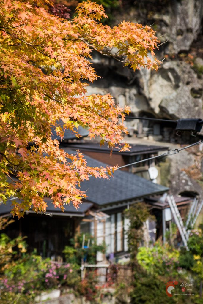 Yamadera à la faveur de l'automne