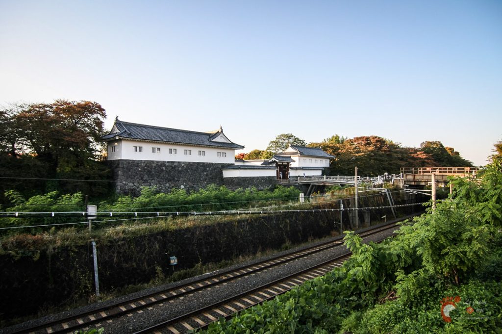Yamagata - Vue sur l'entrée est de Kajô-Kôen