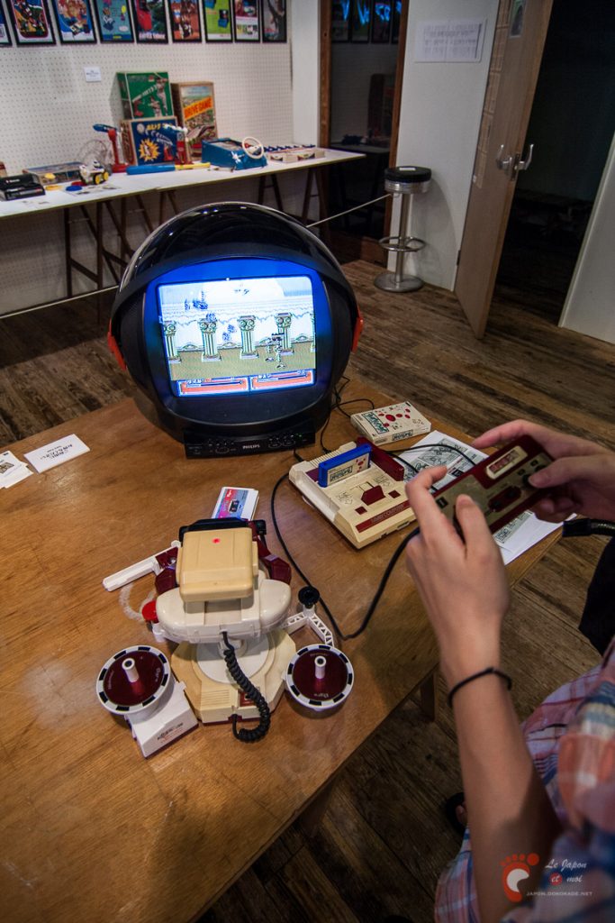 Expo Gunpei Yokoi - Family Computer Robot et Joy Mecha Fight sur Famicom