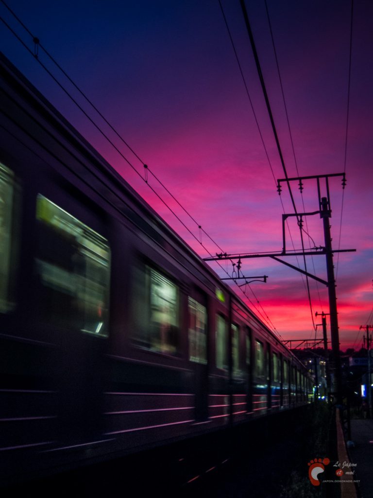 Coucher de soleil sur Yokohama - Canon S90