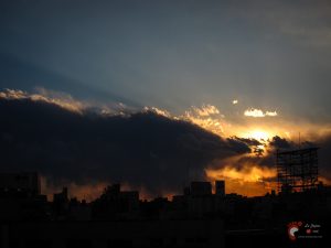 Yokohama - Coucher de soleil à Kannai