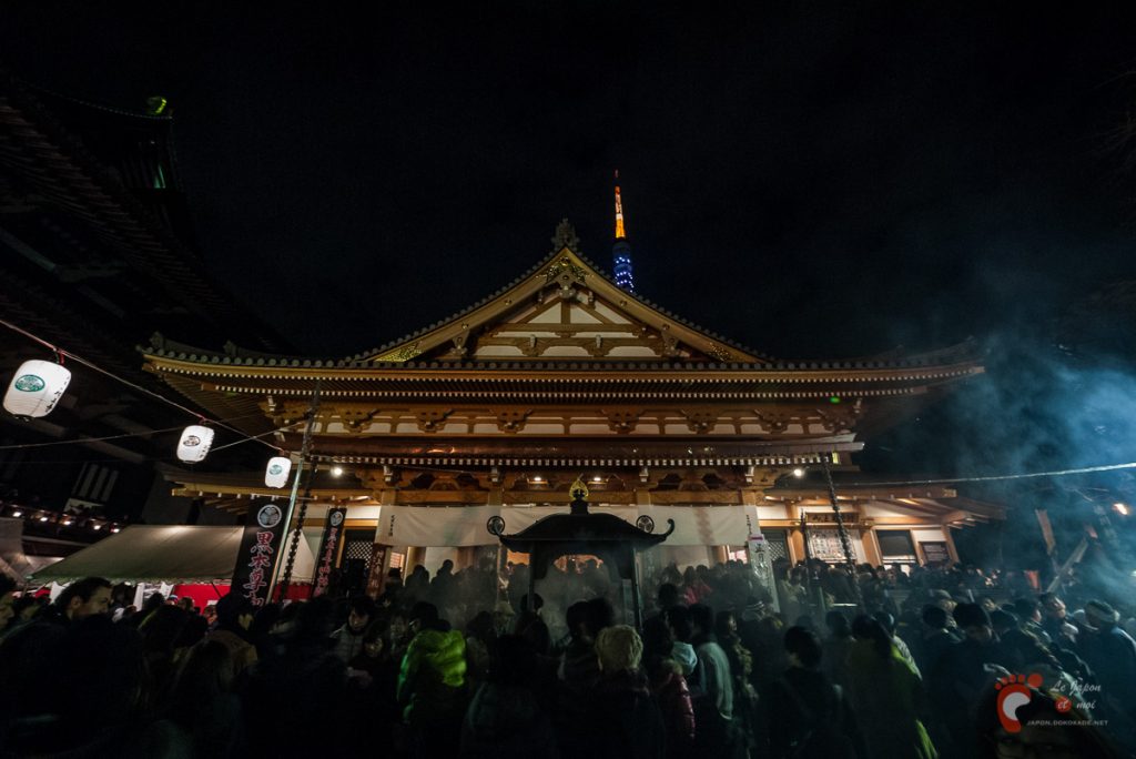 Hatsumode au temple Zōjō-ji