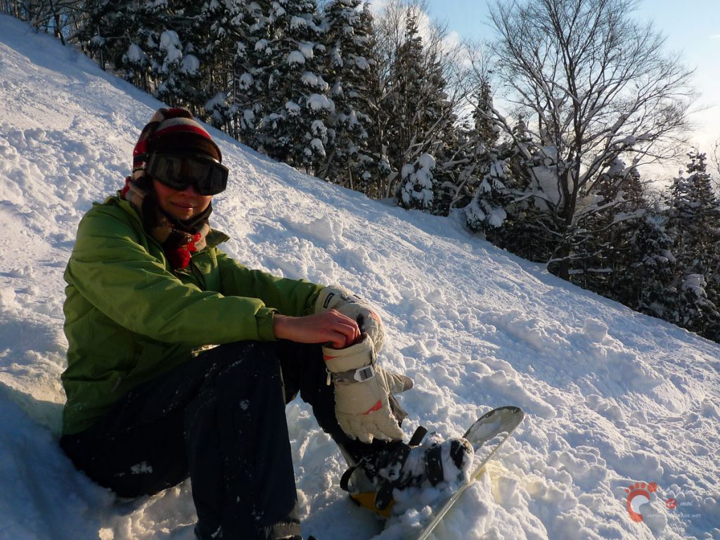 Ski à Nozawa Onsen : une de nos compagnons de glisse