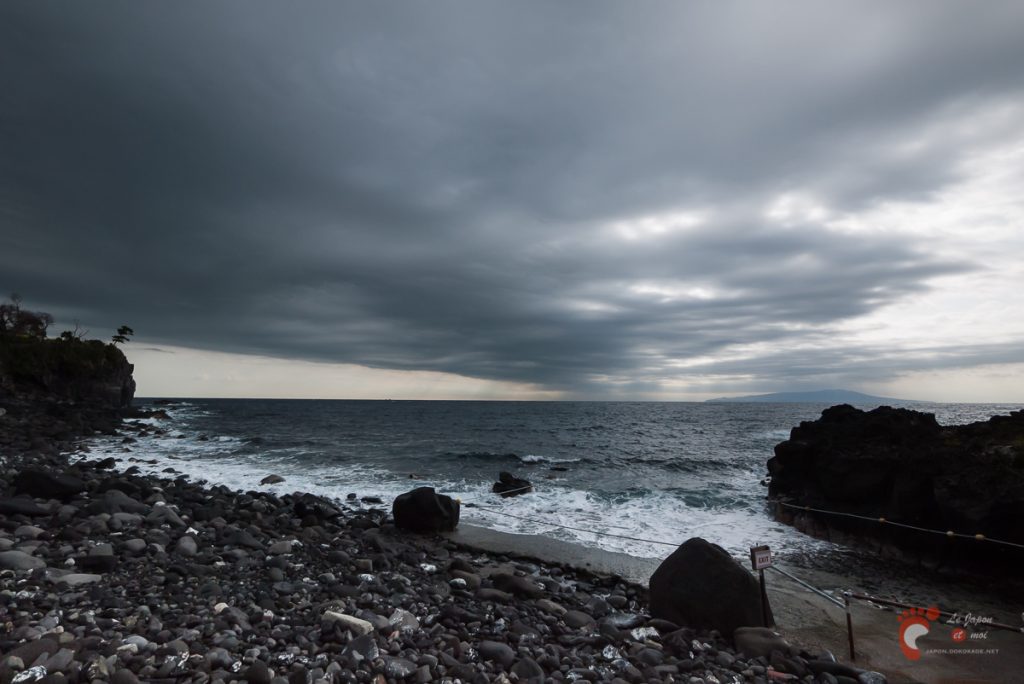 La côte depuis le Izu-Kaiyô-Kôen...