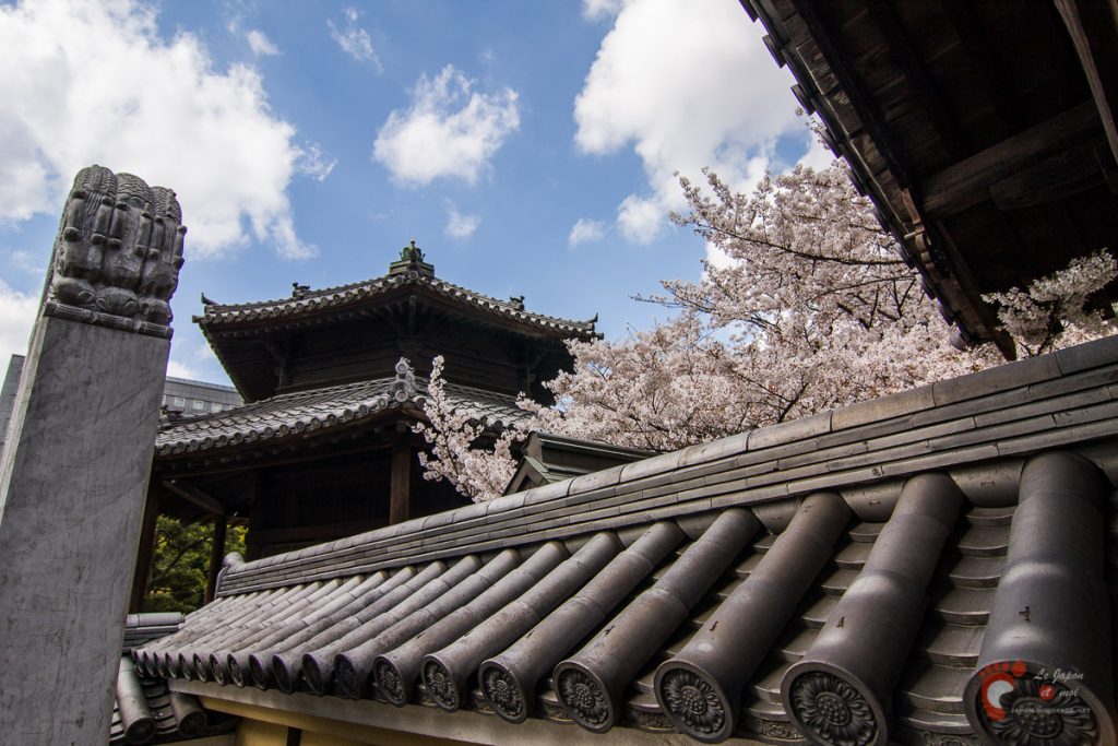 Le temple Tochoji et son cerisier à Fukuoka