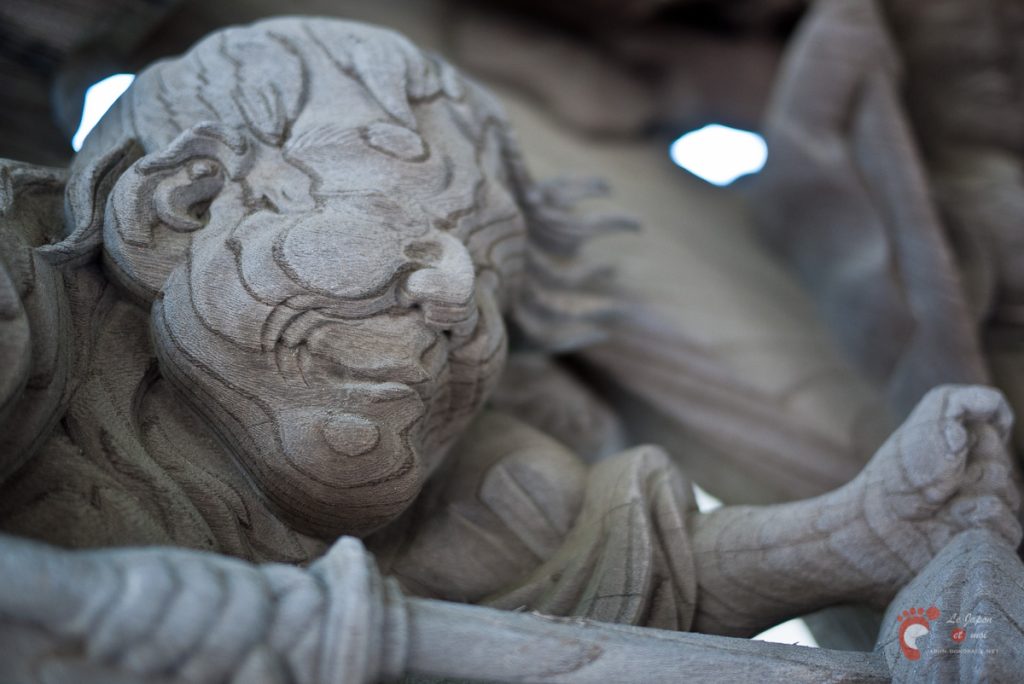 Temple Ryûkô-ji - Détails de la porte