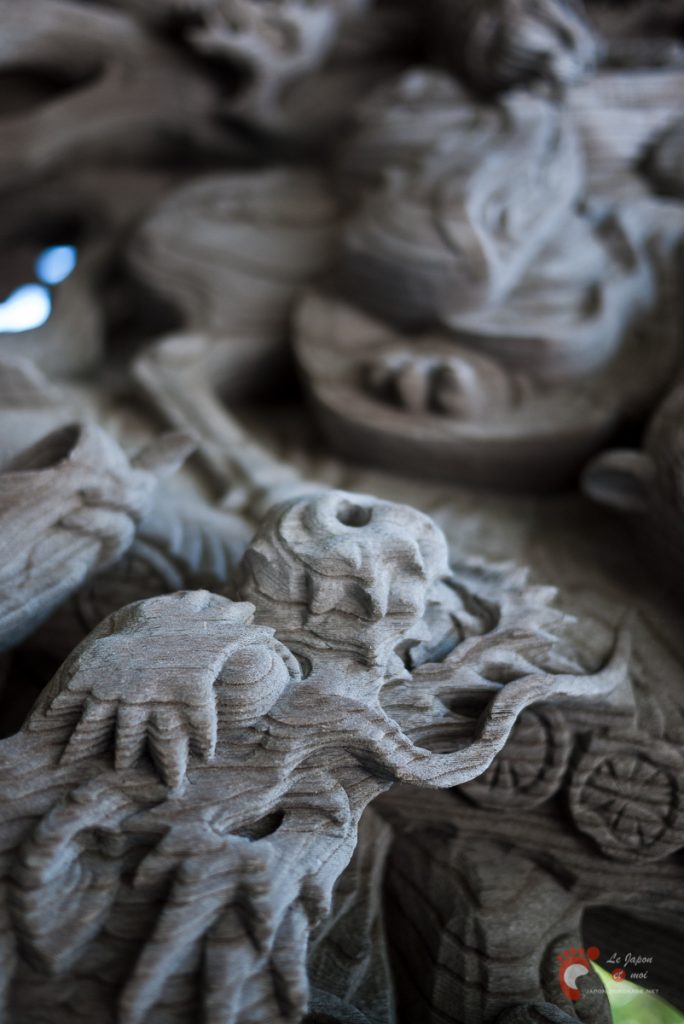 Temple Ryûkô-ji - Détails de la porte