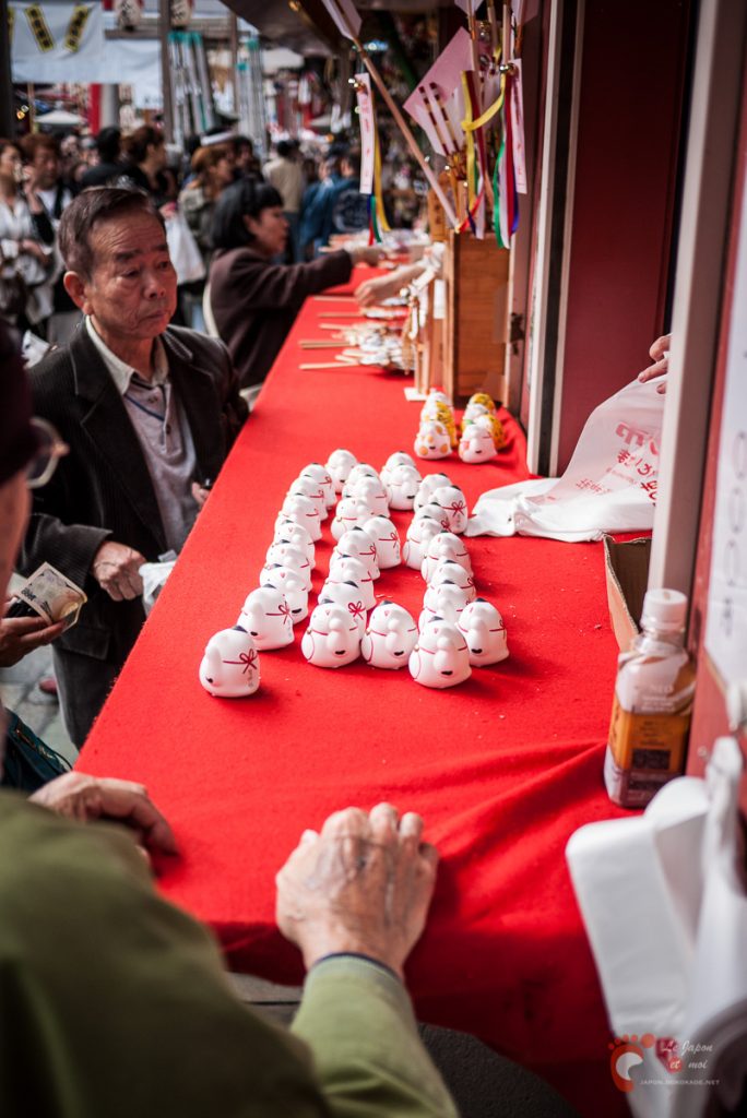 Marché de Tori-no-Ichi à Asakusa