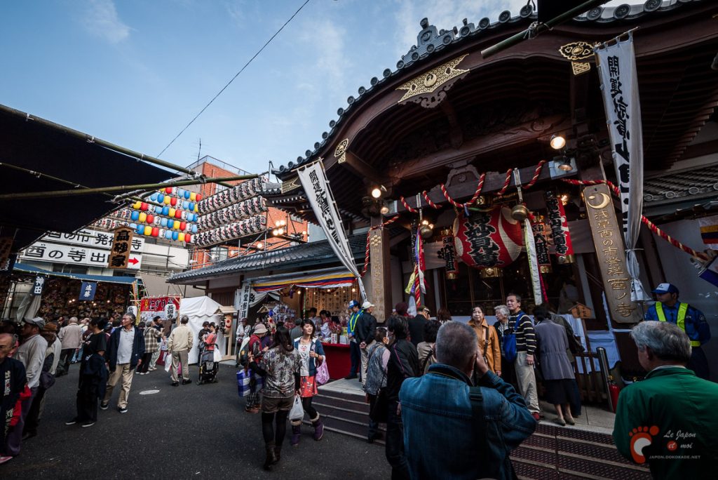 Marché de Tori-no-Ichi à Asakusa