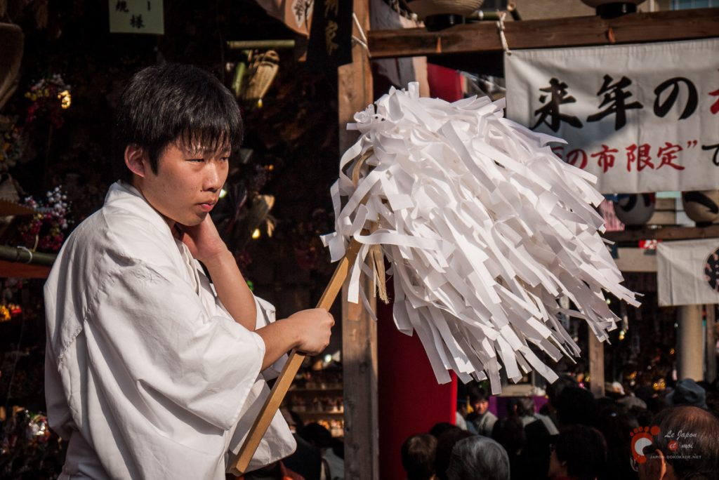 Marché de Tori-no-Ichi à Asakusa