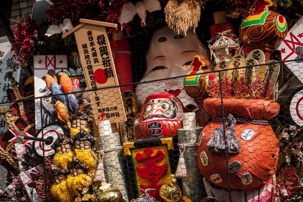 Marché de Tori-no-Ichi à Asakusa
