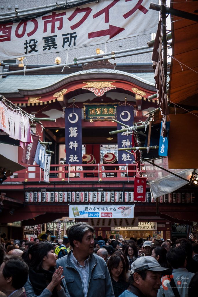 Marché de Tori-no-Ichi à Asakusa