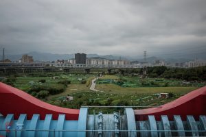 Les berges de Taipei entre Yonghe et Wanhua