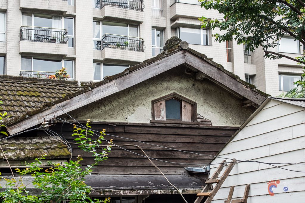 Maison japonaise dans le quartier de Qingtian à Taipei