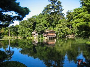 Le parc Kenrokuen à Kanazawa
